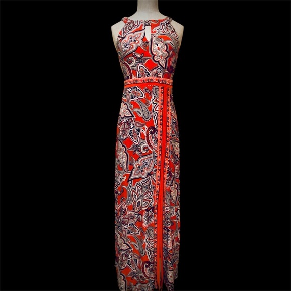 INC Paisley Print Maxi Dress - Picture 1 of 6